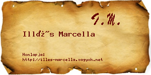 Illés Marcella névjegykártya