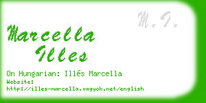 marcella illes business card