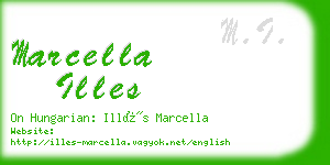 marcella illes business card